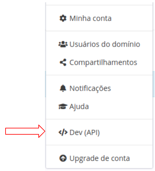 Menu Dev API